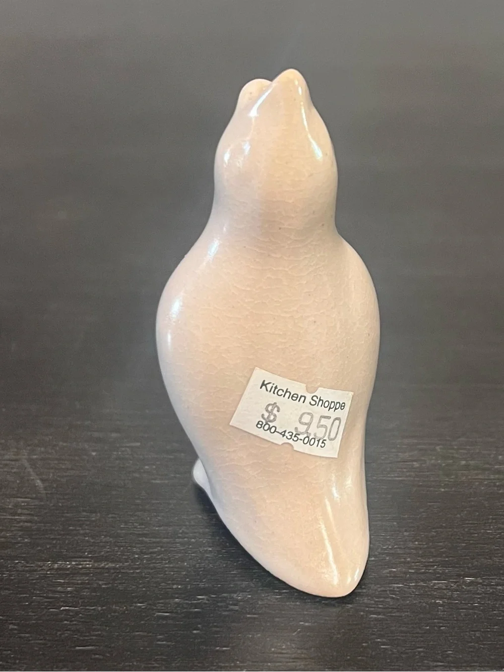 VTG Cream Ceramic Pie Bird Vent Funnel Kitchenalia W/ Original Insert 3.25”